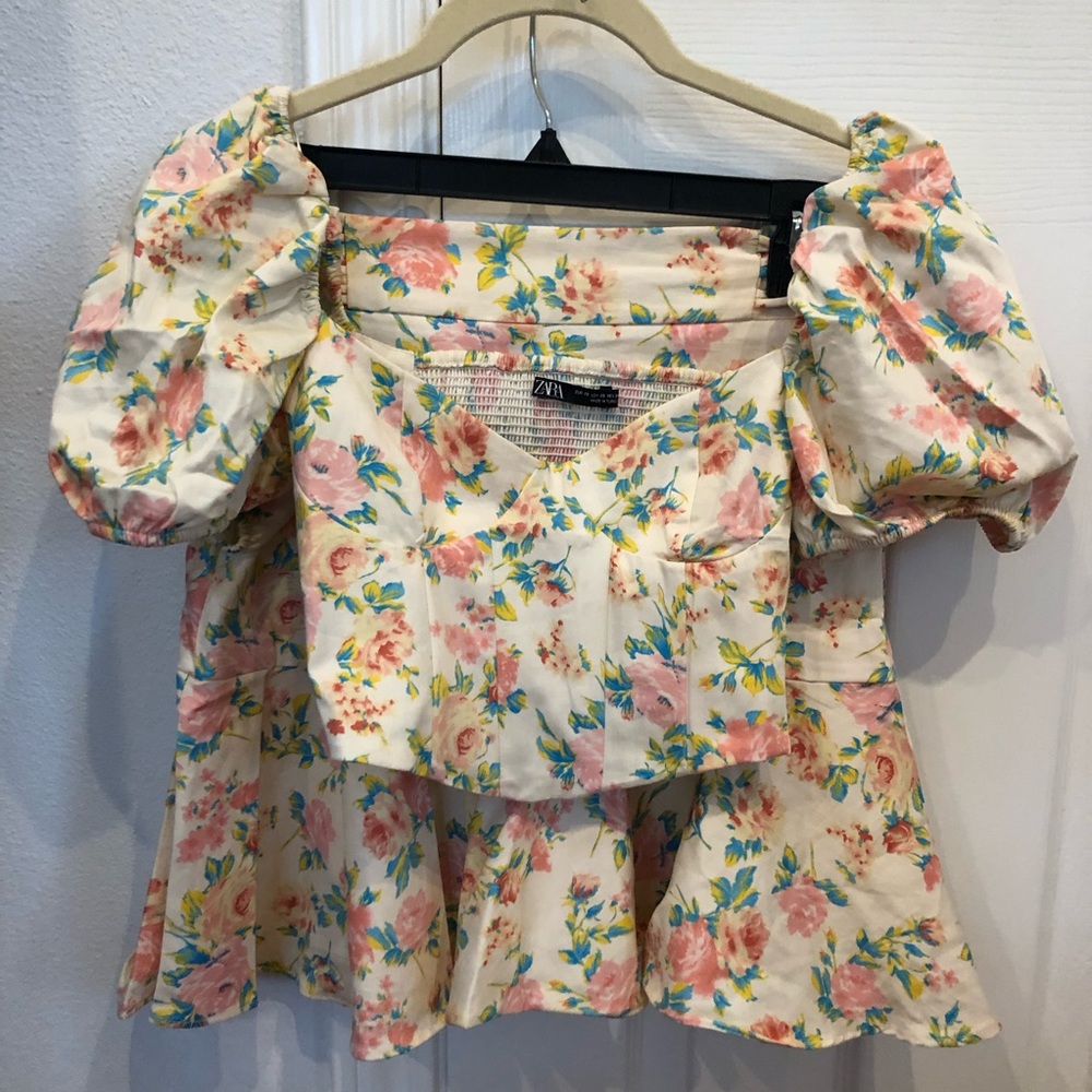 Zara Two Piece Corset Top/Skirt Set